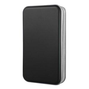 비비젠 DVD 케이스 CD 홀더 지갑 바인더 96 용량 CD/DVD 보관 정리 책 블랙