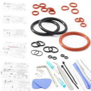 커피 메이커 튜브 증기 누수를 해결하기 위해 자동 에스프레소 머신 De'Longhi Magnifica ESAM2600 ESAM3300 S를 위한 O 링 수리 세트