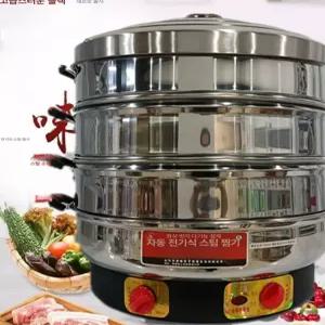 대용량 업소용 전기찜기 스팀 대형 스텐 만두찜기