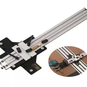 조기대레일 트리머 원형 톱다이 홈파기 목공용 지그 고정