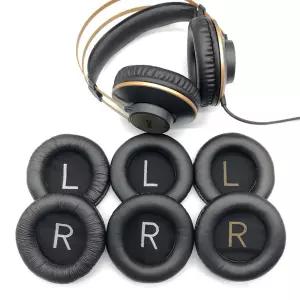 호환 AKG K52 K72 K92 K240 242 헤드폰 소프트 폼 이어 패드 용 교체 용 폼 이어 패드 쿠션 6.17