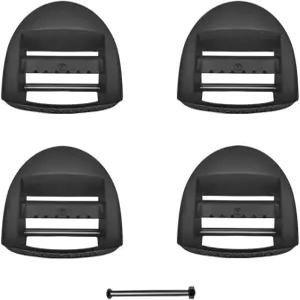 델룩사 1인치 플라스틱 사다리 슬라이더 조절식 잠금 버클 트라이글라이드 슬라이드 클립 벨트 백팩 스트랩