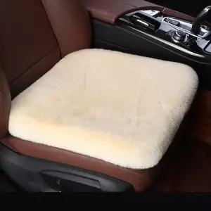 초극세사 털방석 차량용 따뜻한 겨울 시트 쿠션 보온