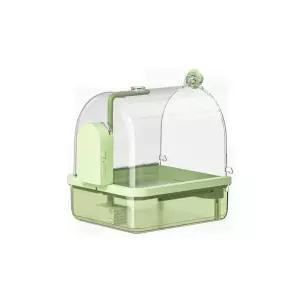 욕조 목욕통 모이통 샤워 걸이형 그린 무선 자동 순환 물 대형