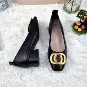 [제이시]제이시 3cm구두 볼넓은 소가죽 원피스 리본 구두 K449