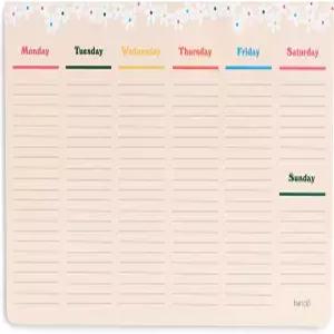 bando 플래너 메모장 52장의 책상 플래너/캘린더 패드 날짜가 지정되지 않은 데스크톱