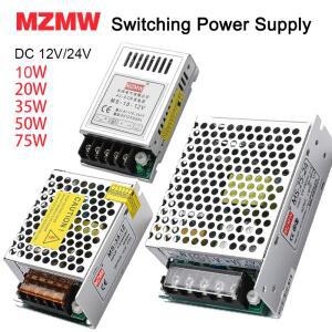 MZMW 10W 35W 스위칭 전원 공급 장치 12V 100-240VC 입력 LED 드라이버 CCTV 변압기 C-DC SMPS 미니 PSU