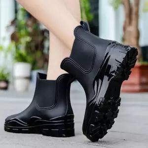 장마철 여성 여름 신발 비장화 비오는날 레인부츠 데일리 [mFFHO8Z]