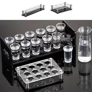 6구 샷잔 홀더 잔트레이 업소용 파티 술잔 받침대