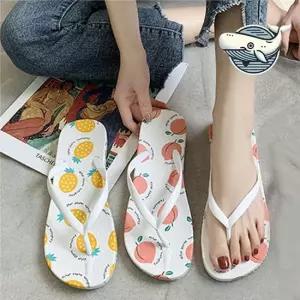 여름 스타일 실내외 짚신 캐주얼 루즈 쪼리 쪼리 플립플랍 여성슬리퍼 쪼리샌들