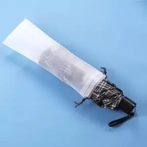 우산 우산비닐커버 10P 파우치 반투명 우산비닐커버 휴대용우산커버 반투명파우치