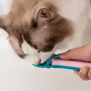 강아지 고양이 간식 디스펜서 짜개 숟가락 스푼 반려동물