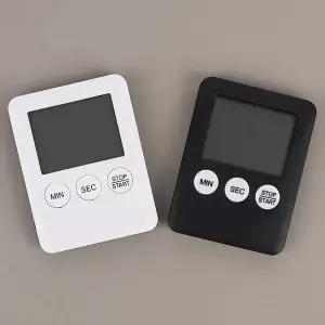 쿠킹타이머 자석식 심플 사각 전자 타이머 조리시계