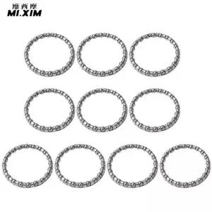 범용 자전거 볼 베어링 프론트 포크 헤드셋 MTB 산악 자전거 헤드 부품 스틸 베어링 34mm 44mm 10 개