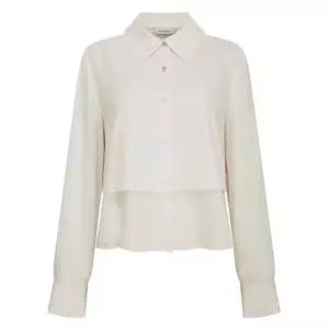 매장정품 JIGOTT 지고트 레이어 패널 칼라 블라우스 GS3-M0-BL931 1490771