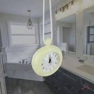 끈방수시계 아이보리 패션잡화 시계 패션시계 젤리 우레탄밴드시계