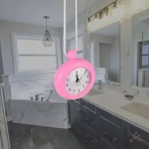 끈방수시계 핑크 패션잡화 시계 패션시계 젤리 우레탄밴드시계