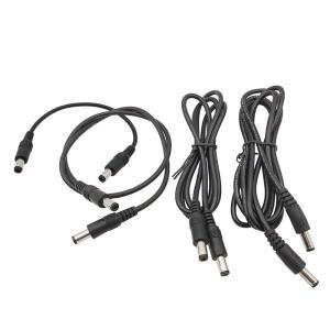 DC 전원 플러그 익스텐션 케이블 수-수 커넥터, CCTV 카메라 LED 스트립 라이트 코드, 5.5x2.1mm, 1 개