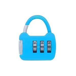 사무실 미니 자물쇠 자물통 서랍장 다용도 다이얼 블루