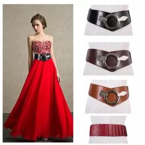 장식 원피스 와이드 스판 벨트 밴딩 SJ9142 [mCD66AE]