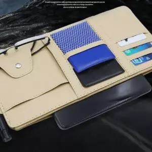 소지품정리 차량용 선바이저 수납포켓 강화된 활용형