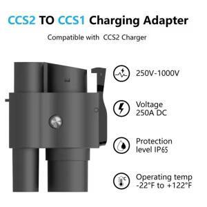 CCS2-CCS1 어댑터 DC 고속 전기차 충전 (CCS2에서 CCS1로) 충전기용