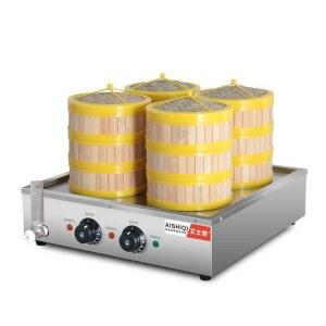 업소용 만두찜기 전기 원목 호두나무 홈카페 서버 펀치