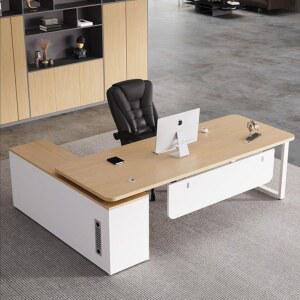 책상 자형 사무용 기역자 데스크 작업 원목 코너 사무실 오피스