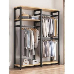 철제 옷장 폴딩 행거 원룸 조립식 드레스룸 보관함 자취방