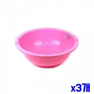 [셀러에이드]WL 플라스틱 컬러 함박 바가지 42x14.8cm x3개 물바가지