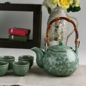 5인세트 사케도쿠리 주기 술잔세트 청자 주기세트 다기