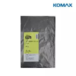 (eTV) 코멕스 다용도 분리배출봉투 100L(평판)검정 100매