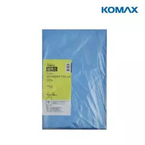 (eTV) 코멕스 다용도 분리배출봉투 100L(평판)청색 100매