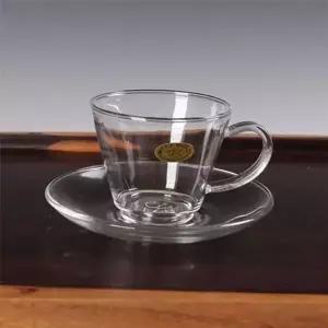 다도 티컵 투명유리커피잔 내열 찻잔 투명 작은