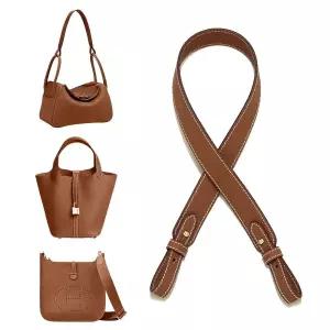 에르메스 피코틴/린디/에블린용 가죽 지갑 숄더 스트랩, 조절 가능한 크로스바디 백 스트랩 교체품 (G33in-