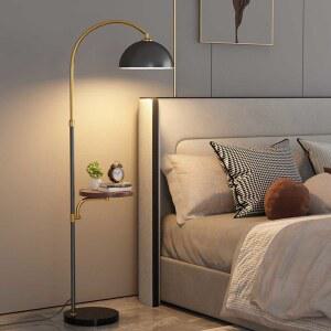 디자인 장스탠드 북유럽 일체형 긴조명 티테이블