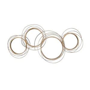 대형 북유럽 인테리어 거울 원형 월행잉 팬던트 소품 벽장식 거실