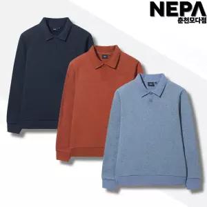 네파 남성 카라티 스웨터 폴로티셔츠 캐주얼 기모 보온성 니트 그라티아 폴로티 7L75243