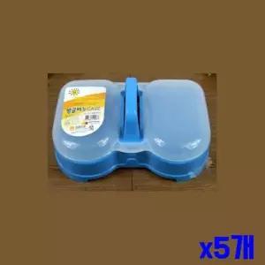 [셀러에이드]WL 뚜껑 비누곽 케이스 색상랜덤 x5개 비누받침 비누홀더