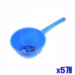 [에이치플러스몰]WL 욕실 플라스틱 자루바가지(특대)-색상랜덤 x5개