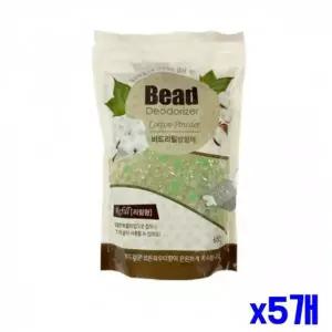 [셀러에이드]WL 겔타입 방향제 리필 코튼파우더향 x5개 실내용방향제