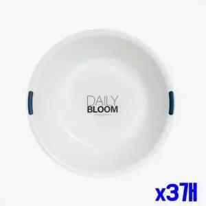 [셀러에이드]WL 화이트 심플 대야 대 x3개 욕실대야 세숫대야