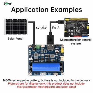 Wvesh 태양광 발전 관리 모듈, 전지판 지지대, MPPT USB 연결 배터리 충전기 전원 공급 장치, 6V-24V