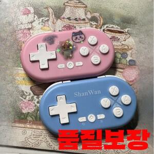 아이폰 호환 안드로이드 스위치용 미니 무선 게임패드 컨트롤러 블루투스 - 모바일 PC TV용 휴대용 조이스