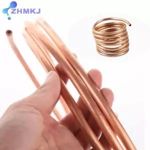 동파이프 구리 1-10 미터 연질 튜브 코일 OD1.8/2/3/4/5/6/8/9/10mm 에어컨 냉각용 99.9% 와이어 파이프