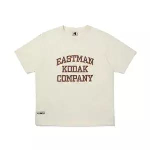 KODAK 코닥 플래시 우븐 반팔 티셔츠 IVORY