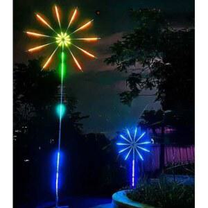 불꽃놀이 조명 불꽃 놀이동산 라인 꽃줄 월미도 무대