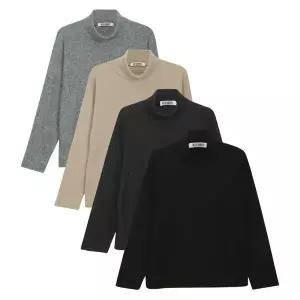 [NS홈쇼핑][모로엠] 남성 캐시미어 반폴라 베이직 니트 5C-KN-Q049[35865006]