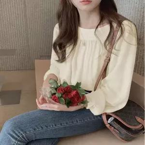 [NS홈쇼핑][샵앤] 여성 하객룩 체형커버 셔링 스퀘어넥 블라우스 WON-WBL-WDA50FC..