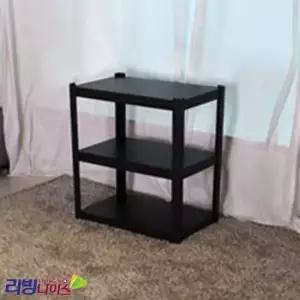 리빙나이스 고릴라랙 600x400x600 3단 블랙 선반 진열대